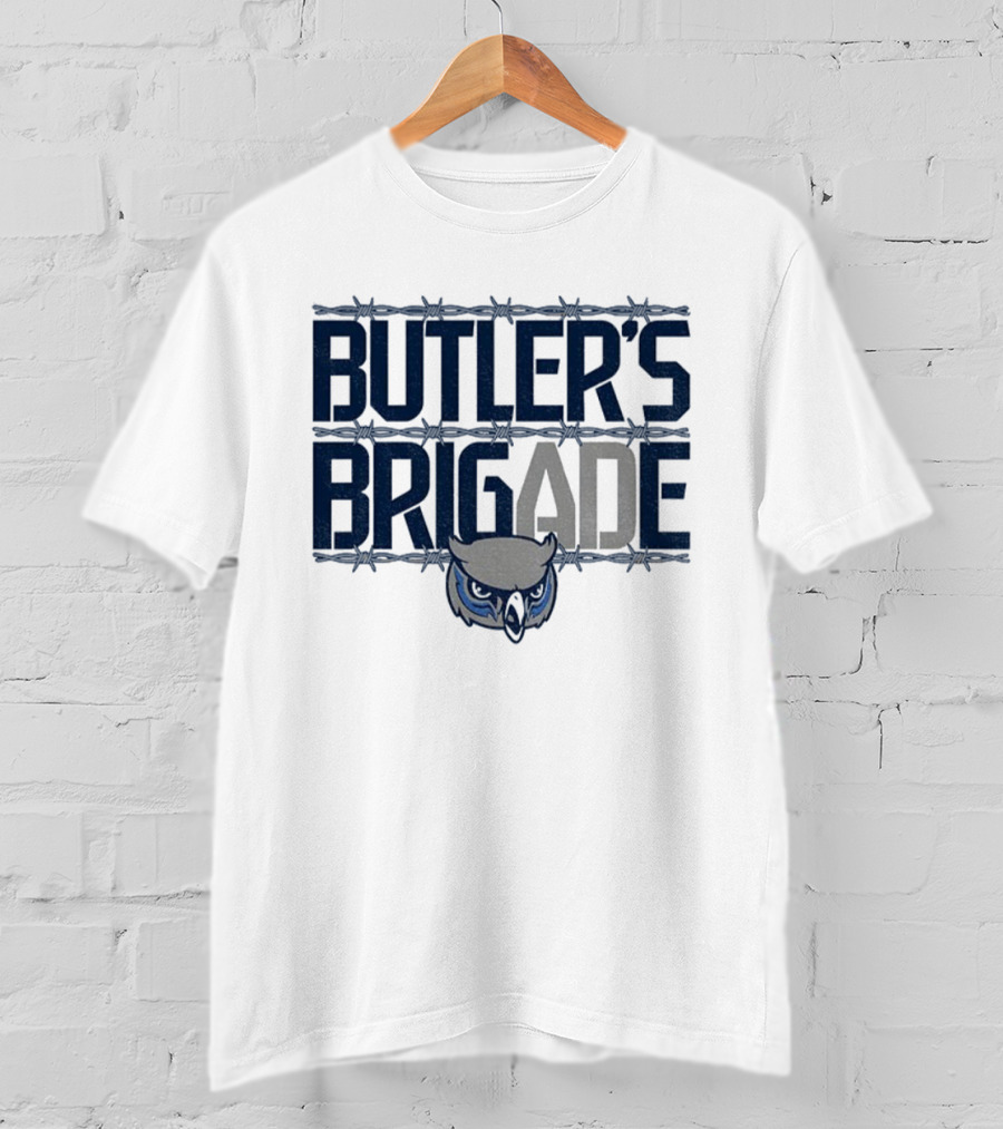Butler's Brigade Olathe West Youth Football Owl Icon T-Shirt