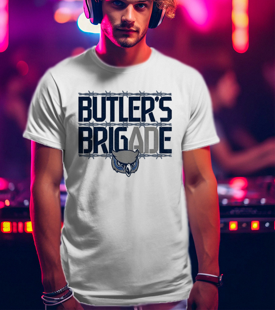 Butler's Brigade Olathe West Youth Football Owl Icon T-Shirt