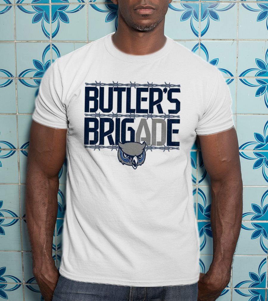 Butler's Brigade Olathe West Youth Football Owl Icon T-Shirt