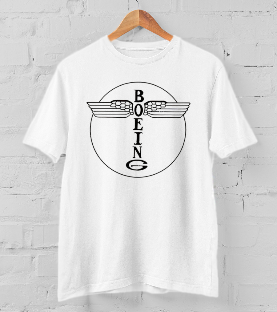 Boeing Vintage Emblem Wings Icon Classic 1917 Style T-Shirt