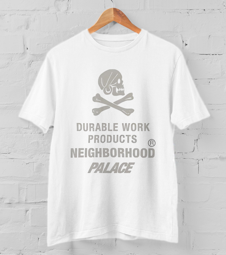 Durable Work Products Skull Crossbones Neighborhood Palace T-Shirt