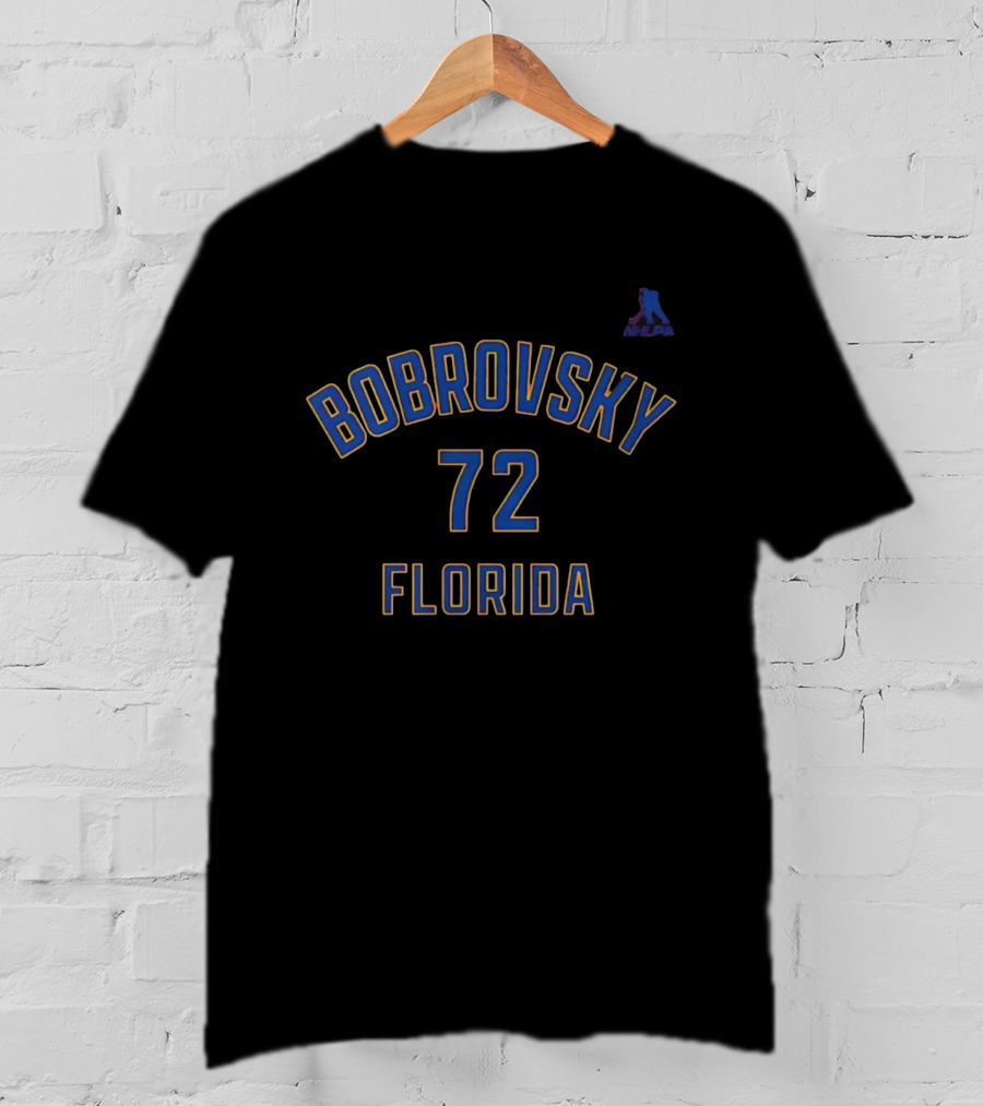 Bobrovsky 72 Florida NHLPA T-Shirt
