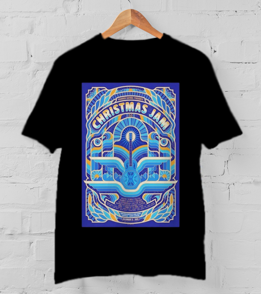 Warren Haynes Presents Christmas Jam 2025 Asheville NC Stone Temple Pilots December 13 Exploreasheville Arena T-Shirt