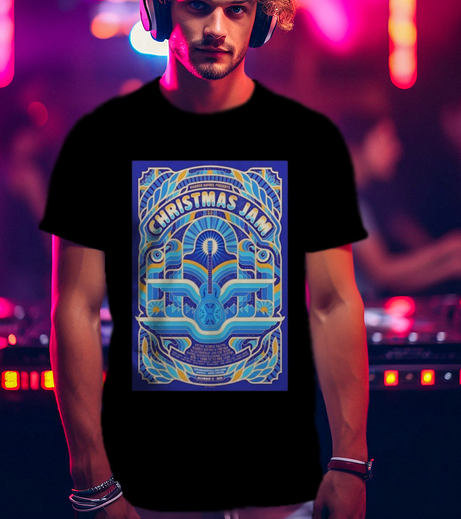 Warren Haynes Presents Christmas Jam 2025 Asheville NC Stone Temple Pilots December 13 Exploreasheville Arena T-Shirt
