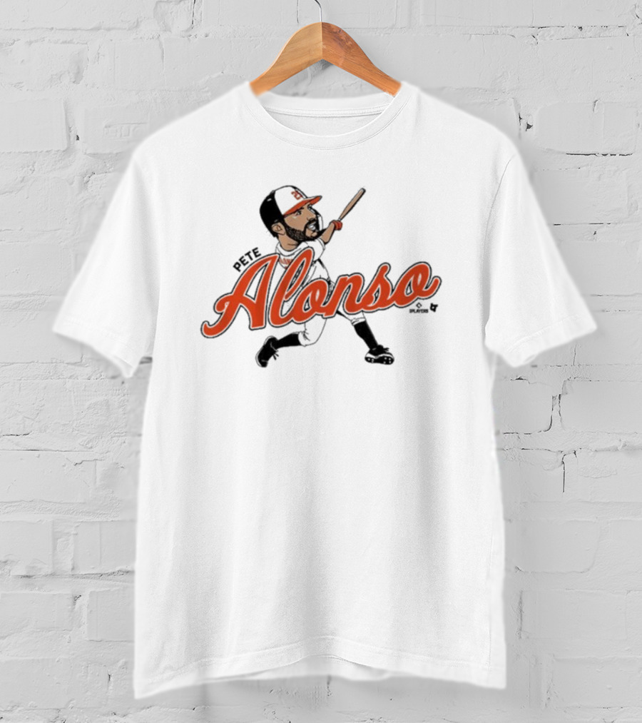Pete Alonso Baltimore Orioles Caricature Player Illustration T-Shirt