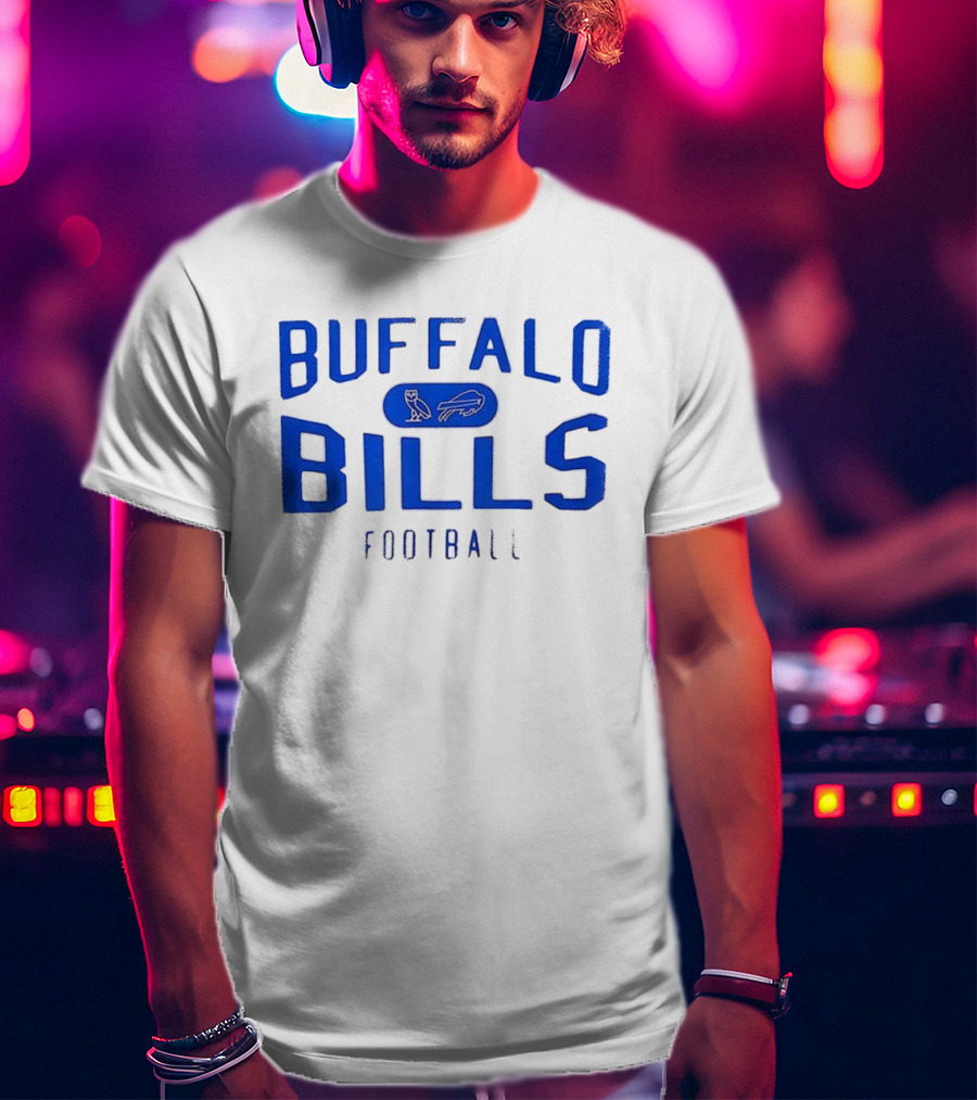 Buffalo Bills OVO Collaboration Football Branding T-Shirt