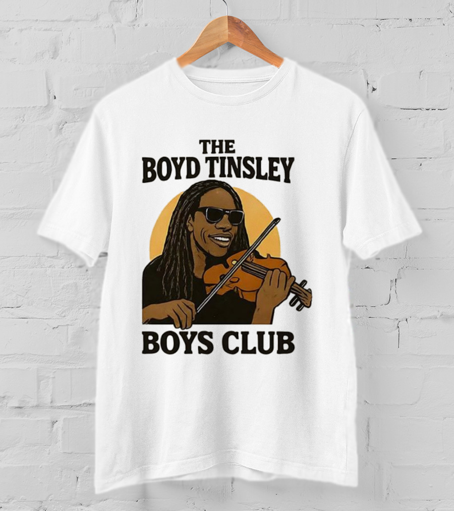 The Boyd Tinsley Boys Club Violinist Icon With Sunglasses T-Shirt