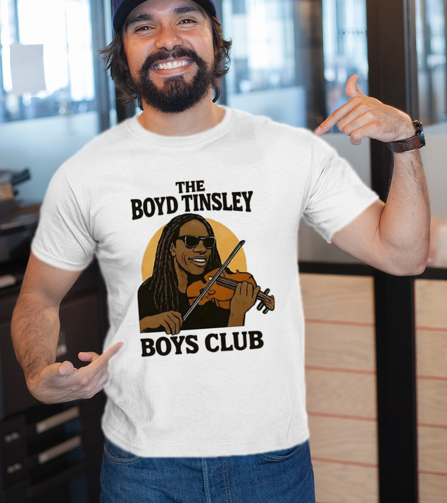 The Boyd Tinsley Boys Club Violinist Icon With Sunglasses T-Shirt