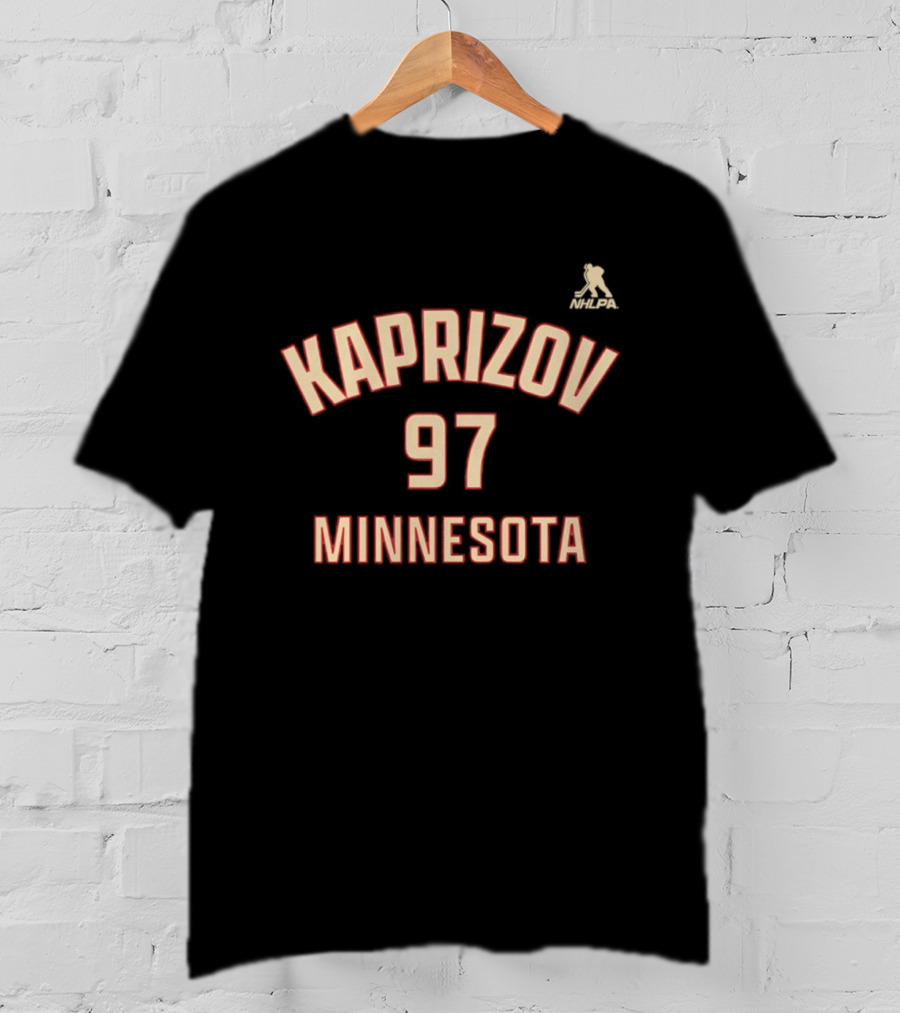Kirill Kaprizov 97 Minnesota Wild NHLPA T-Shirt