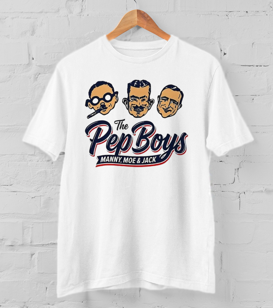 The Pep Boys Manny Moe & Jack Vintage Retro Style T-Shirt
