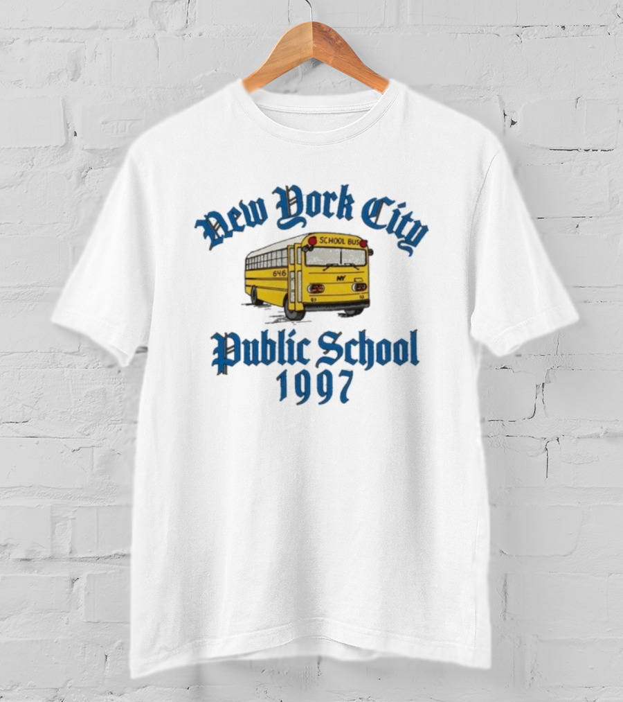 New York City 1997 Public School Bus NY T-Shirt