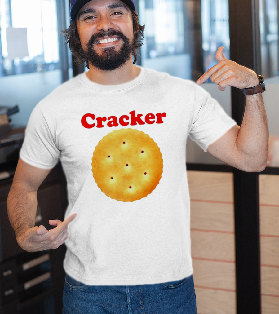 Cracker Anti Woke Memes Ritz Inspired Circular Design T-Shirt
