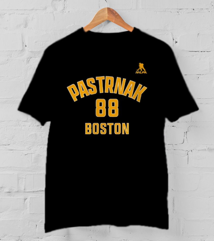 Boston Bruins David Pastrnak 88 Boston Team Fan Gear T-Shirt