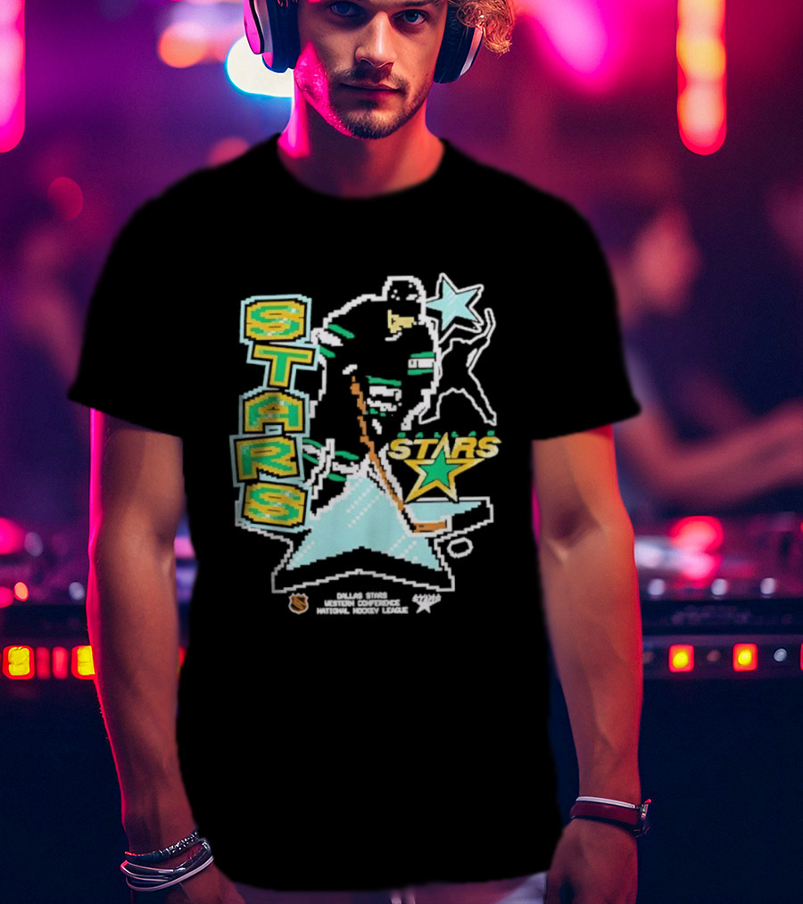 Dallas Stars Hockey Lamplighter Franklin Player Action T-Shirt