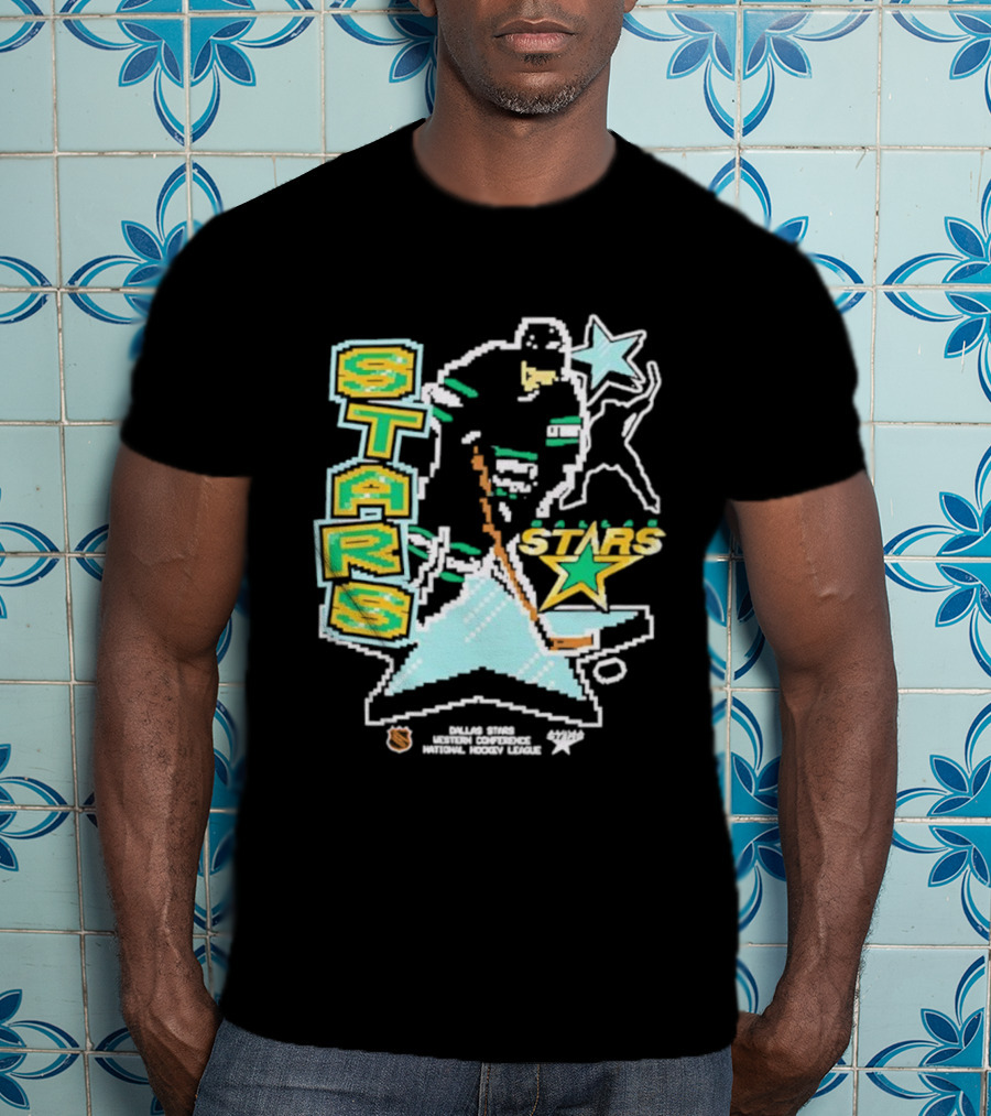 Dallas Stars Hockey Lamplighter Franklin Player Action T-Shirt