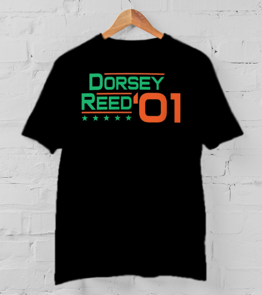 Dorsey Reed Miami Hurricanes 2001 Stars T-Shirt