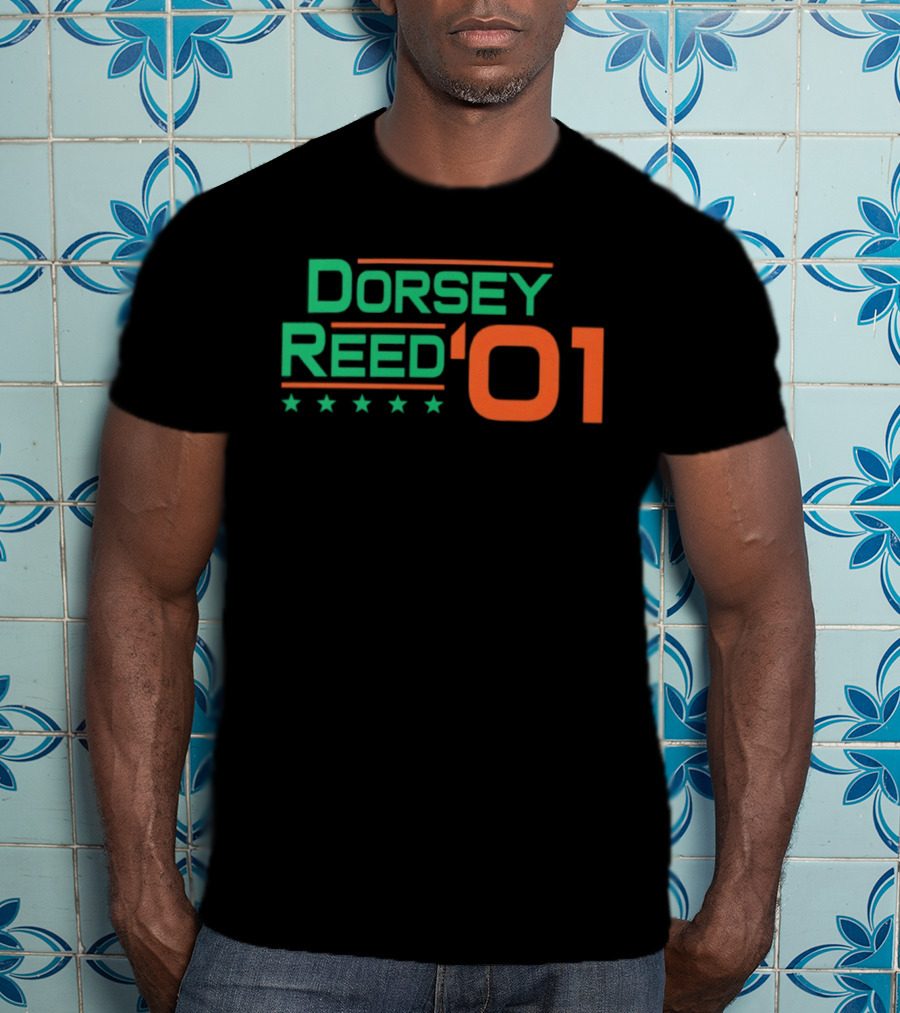 Dorsey Reed Miami Hurricanes 2001 Stars T-Shirt