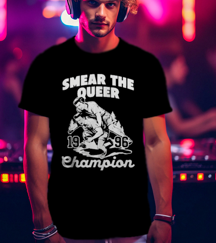 Drinkin’ Bros Smear The Queer Champion 1996 T-Shirt