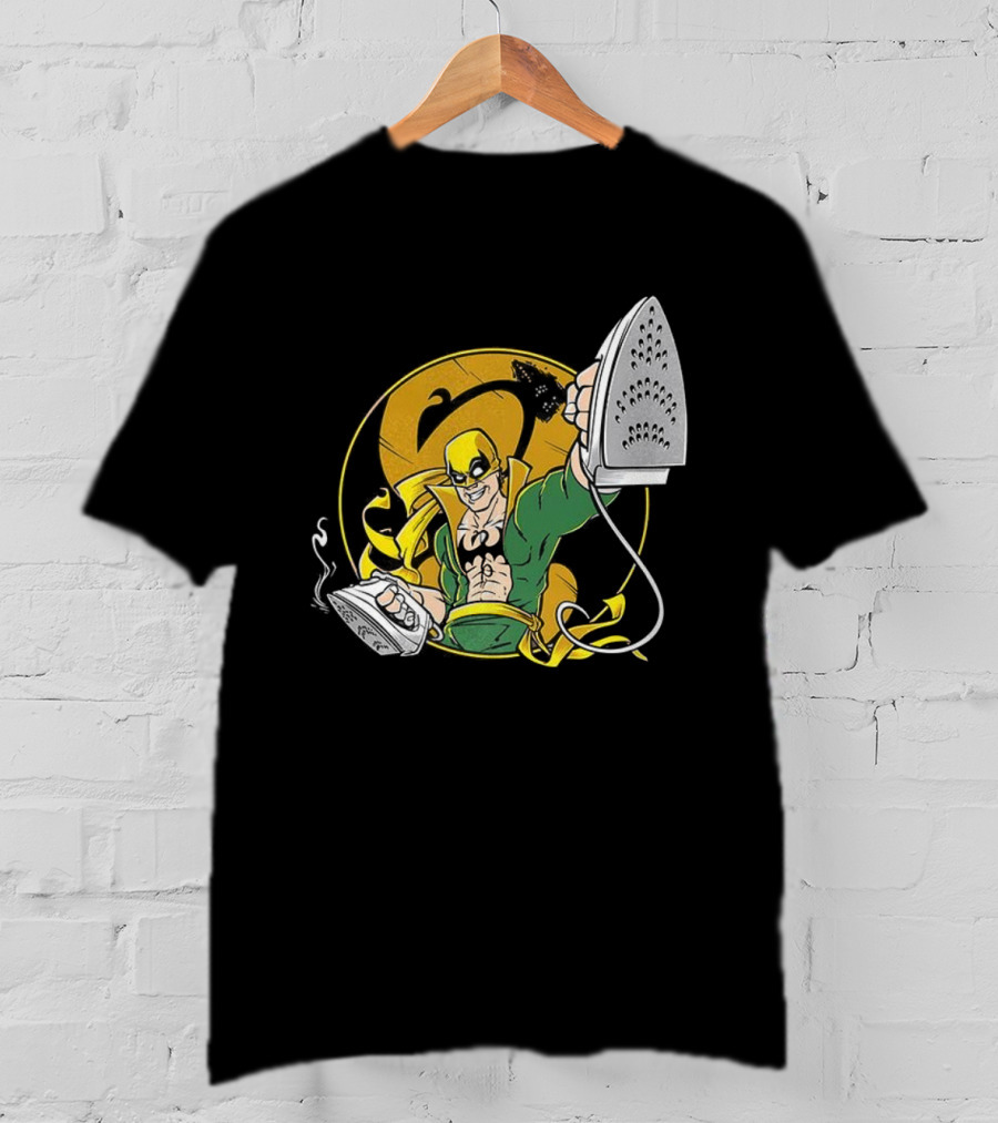 Ironing Fist Marvel Comics Parody Iron Fist Inspired T-Shirt