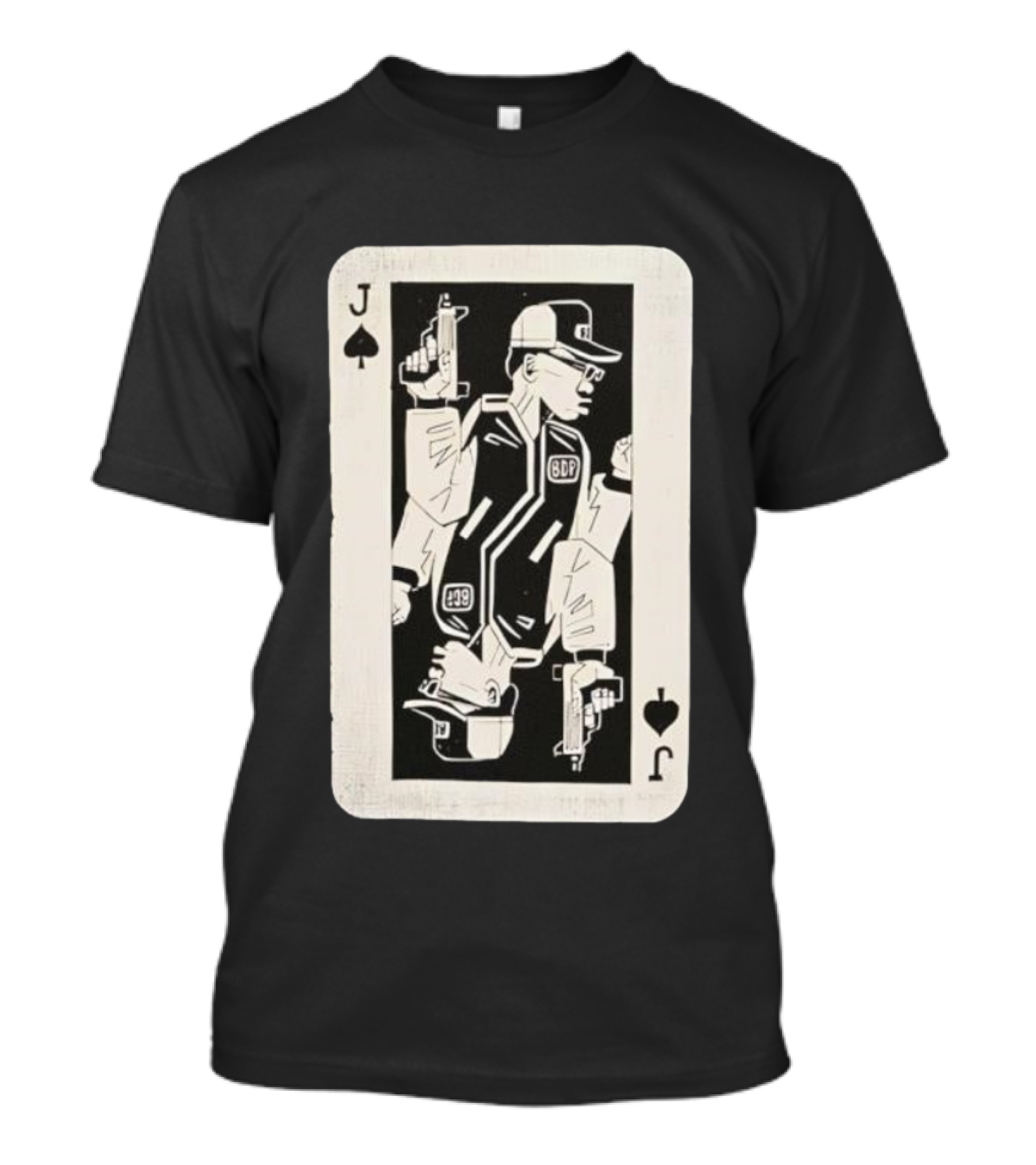Jack Of Spades BDP 49 Retro Card Art T-Shirt