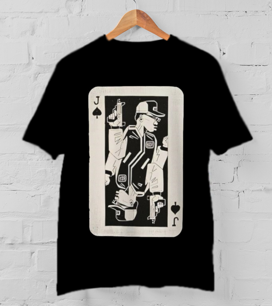 Jack Of Spades BDP 49 Retro Card Art T-Shirt