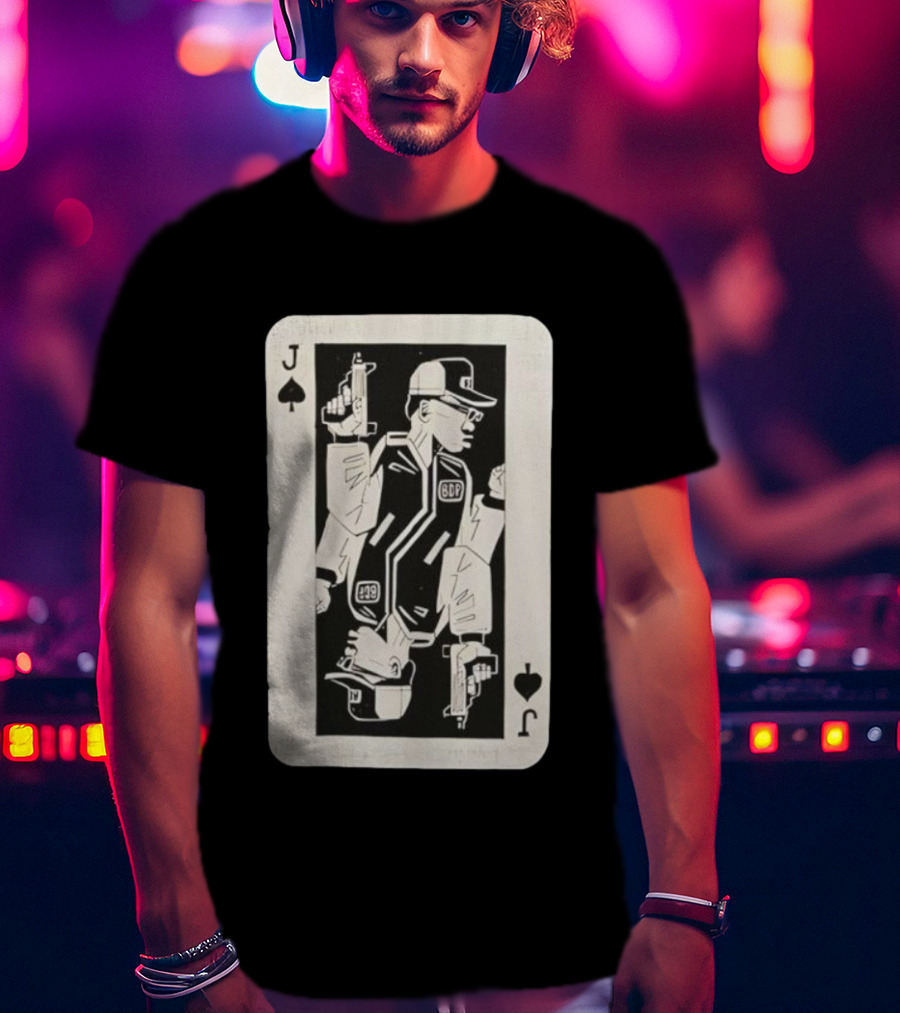 Jack Of Spades BDP 49 Retro Card Art T-Shirt