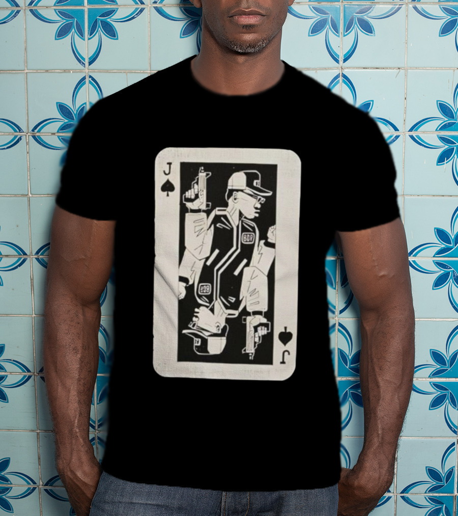 Jack Of Spades BDP 49 Retro Card Art T-Shirt