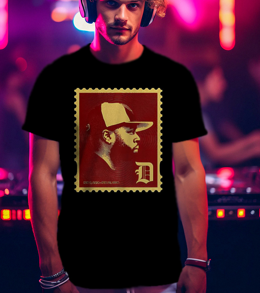 JDilla JD Stamp Feb 6 1974 Feb 10 2006 Remix D Cap T-Shirt