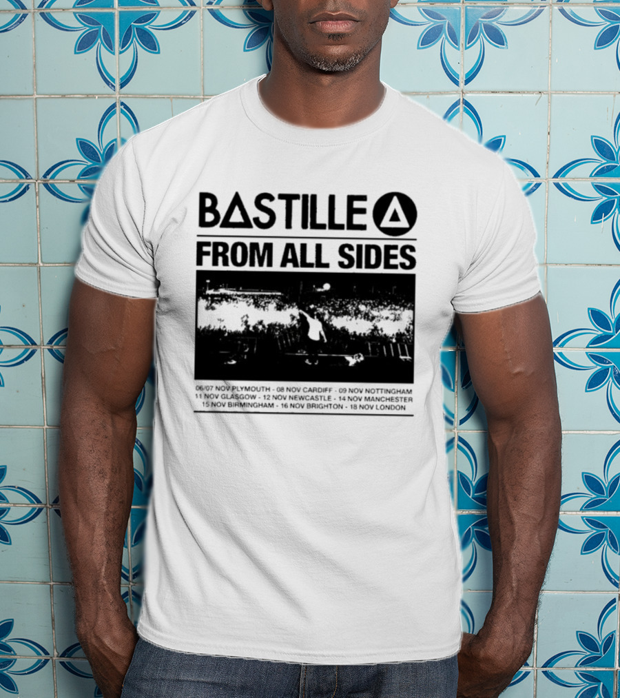 Bastille From All Sides Live Tour 2026 European Cities Journey T-Shirt
