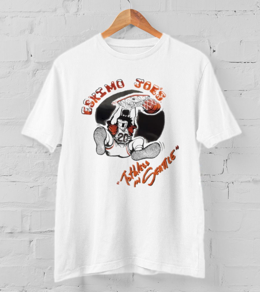 Eskimo Joe’s Toothless In Seattle 20th Anniversary Basketball Player Graphic T-Shirt