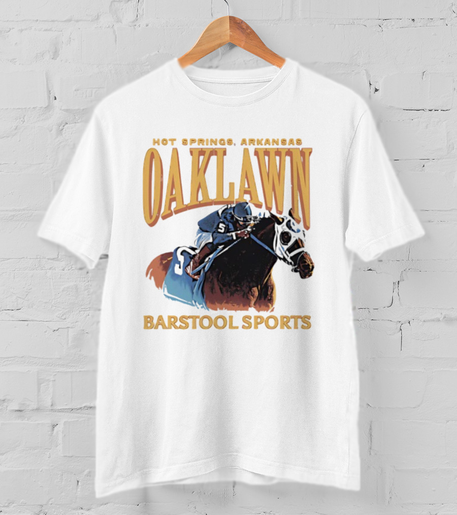 Oaklawn Hot Springs Arkansas Barstool Sports Horse Racing T-Shirt