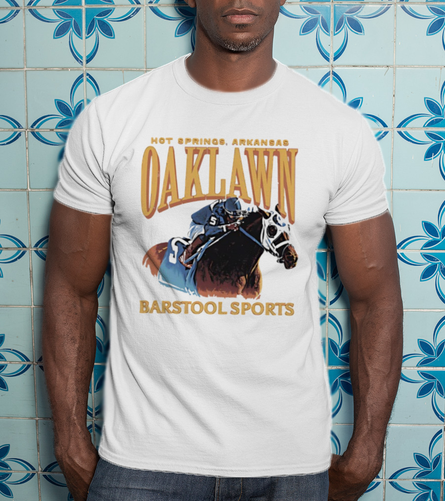 Oaklawn Hot Springs Arkansas Barstool Sports Horse Racing T-Shirt