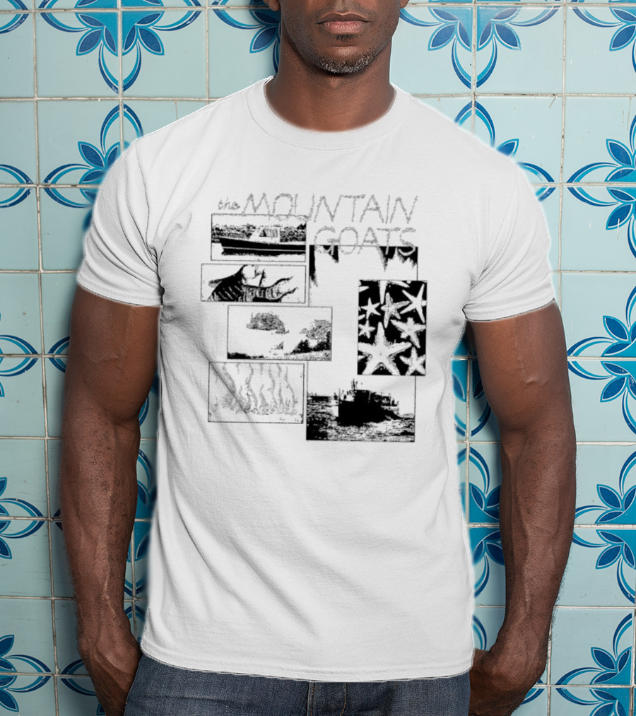 The Mountain Goats Collage Ozona El Paso New Iberia Tulareća Glynnis Napanoch Pure Heat Yasminas T-Shirt