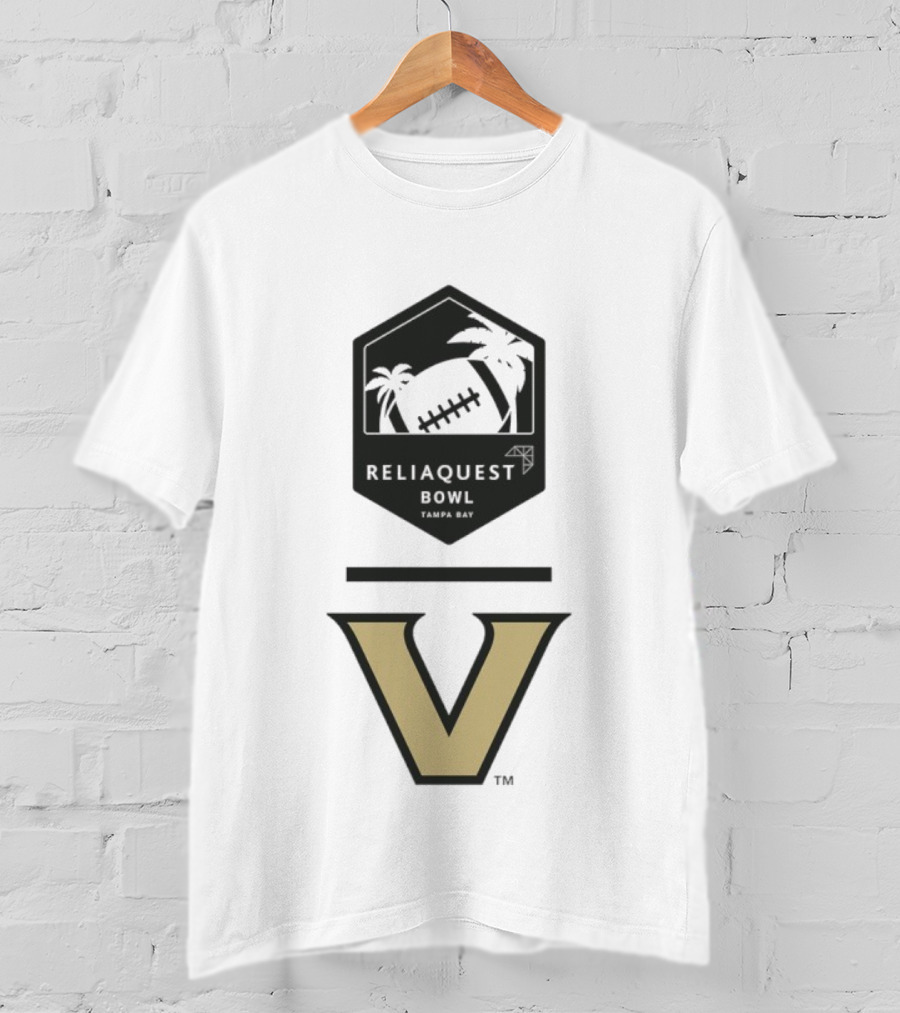 Reliaquest Bowl 2023 Vanderbilt Commodores Football Tampa Bay T-Shirt