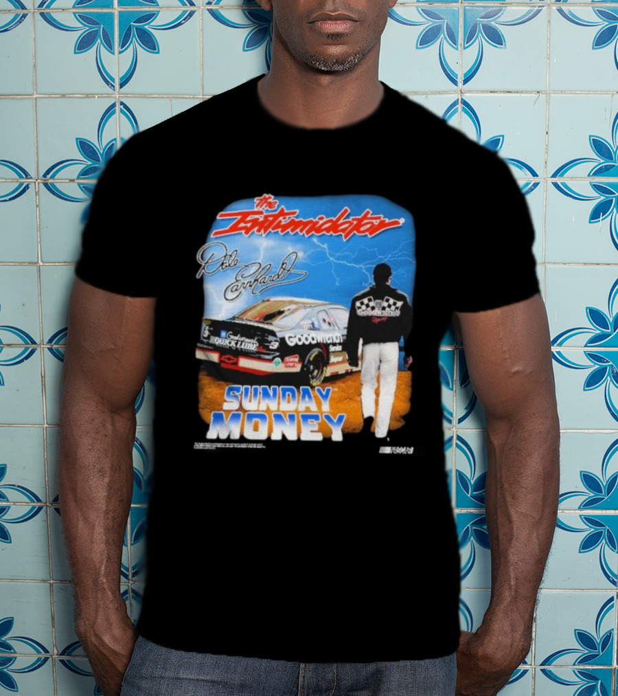 Dale Earnhardt The Intimidator Goodwrench Racing Sunday Money Nascar T-Shirt