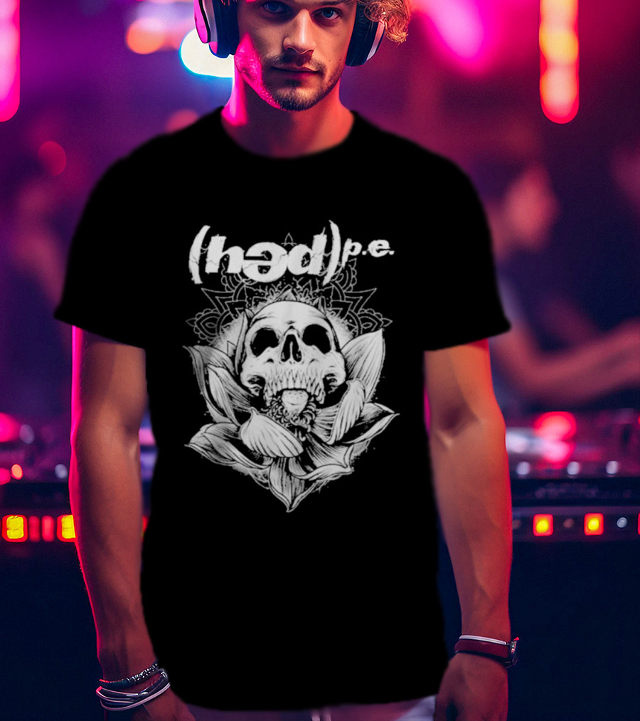Hed PE Skull Lotus Art Mandala T-Shirt