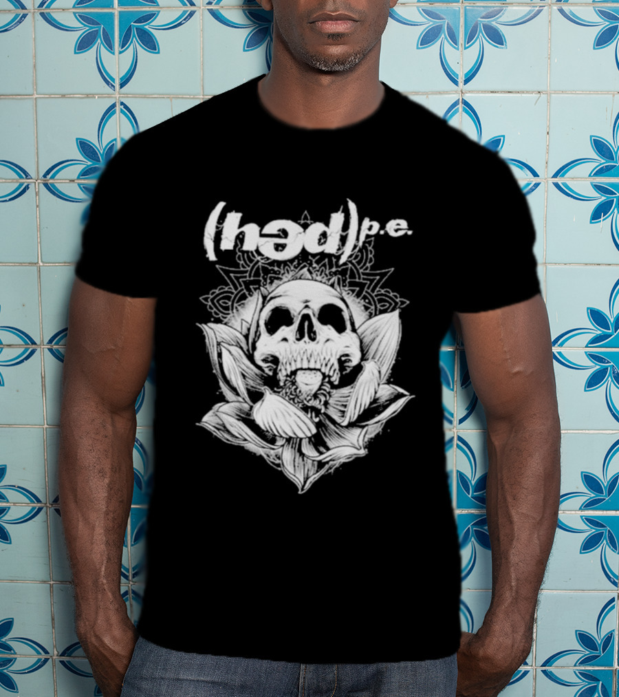 Hed PE Skull Lotus Art Mandala T-Shirt