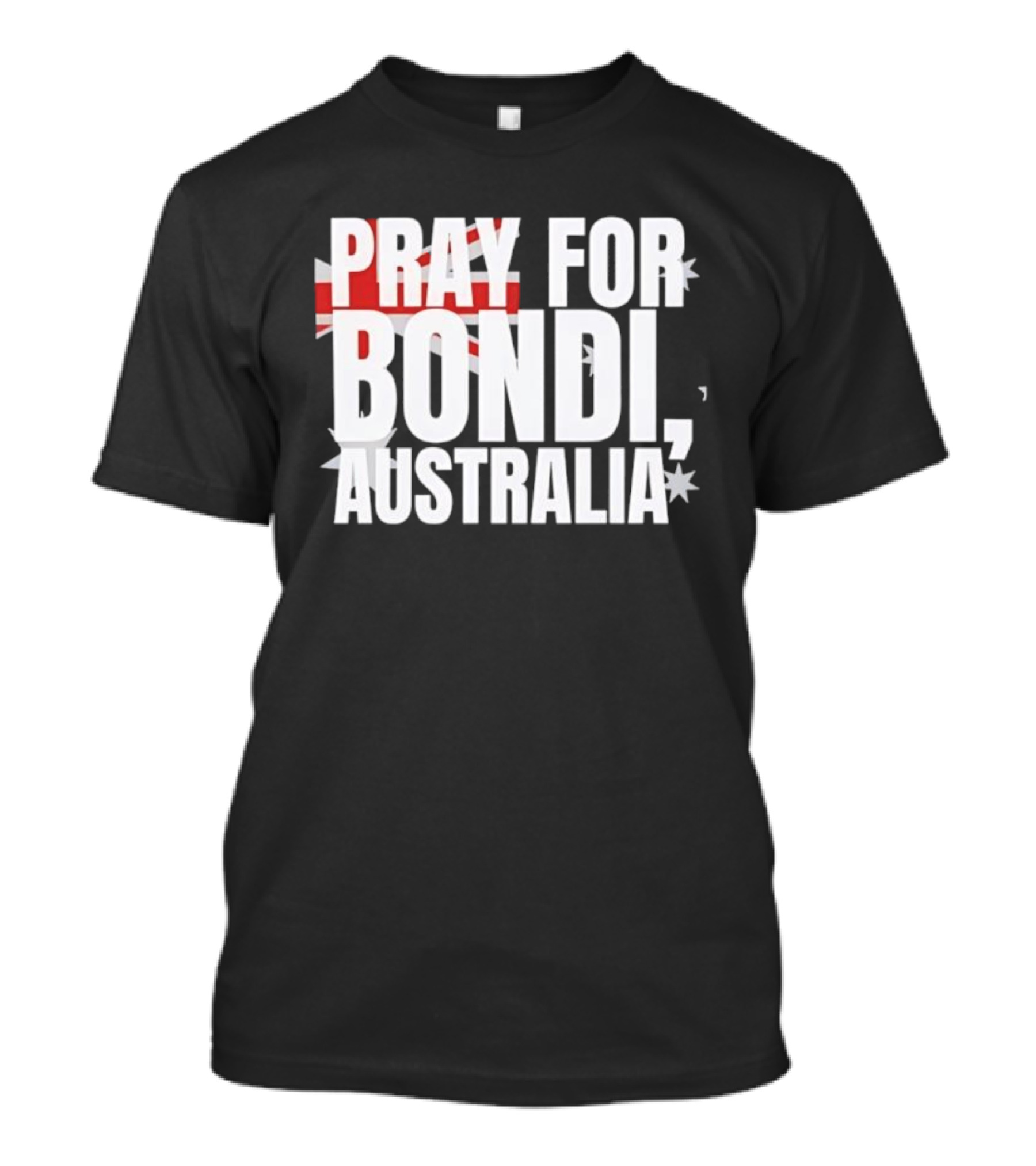 Pray For Bondi Australia Flag Tribute T-Shirt
