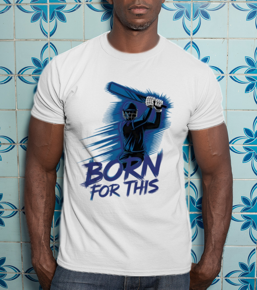 Born For This Cricket Enthusiast In India T-Shirt
