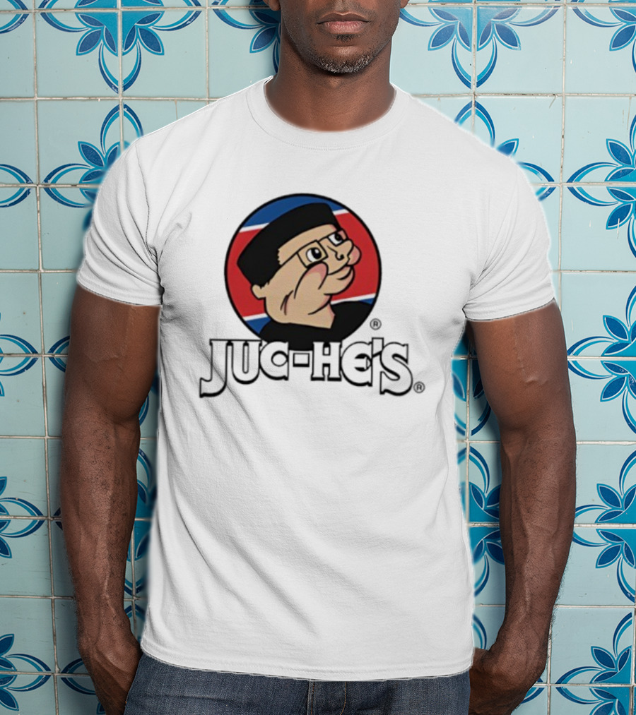 Juc-he’s By K. Thor Jensen North Korean Parody Peanuts Style Circle T-Shirt