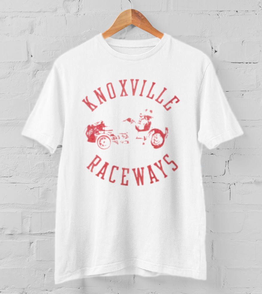 Knoxville Raceways Vintage 1975 Racing Scene T-Shirt