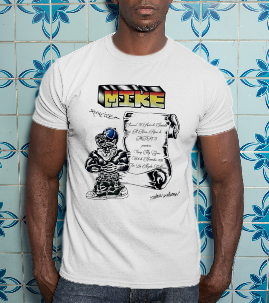 Mike Fuck Ice LA Doggers Script Mascot T-Shirt