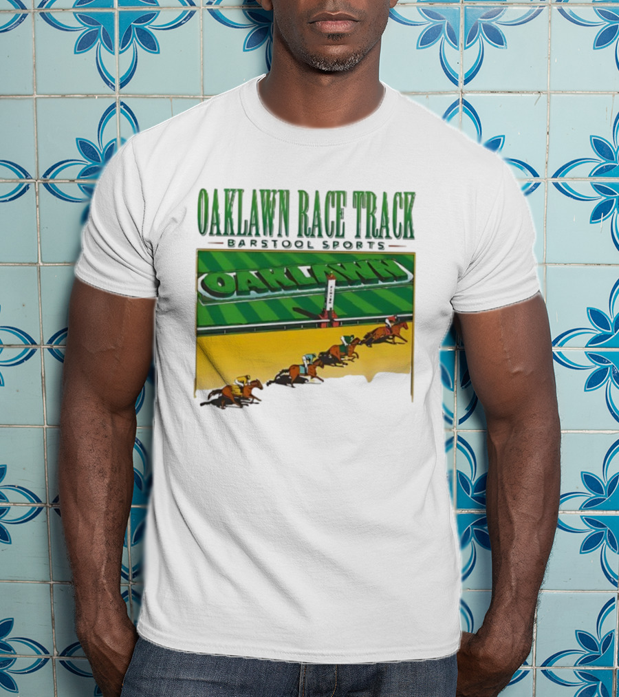 Oaklawn Race Track Barstool Sports Horse Racing T-Shirt
