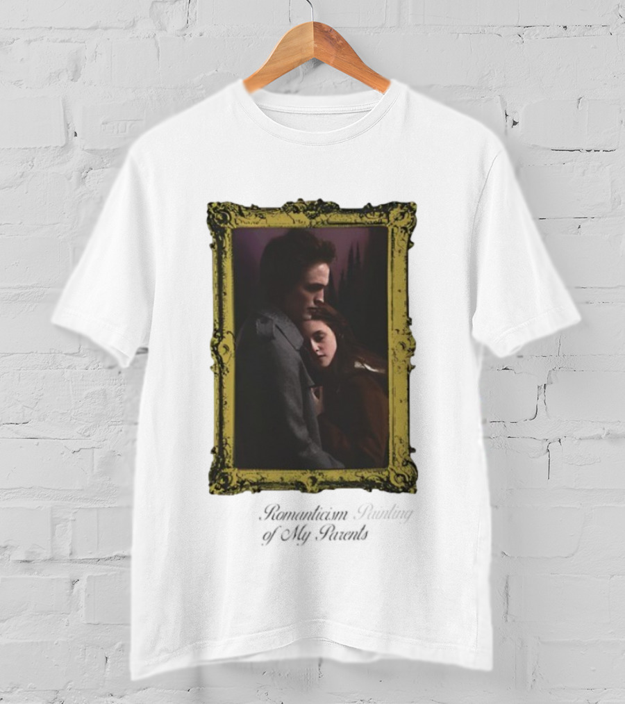 The Twilight Saga Dark Romanticism Painting Of My Parents Framed Scene T-Shirt