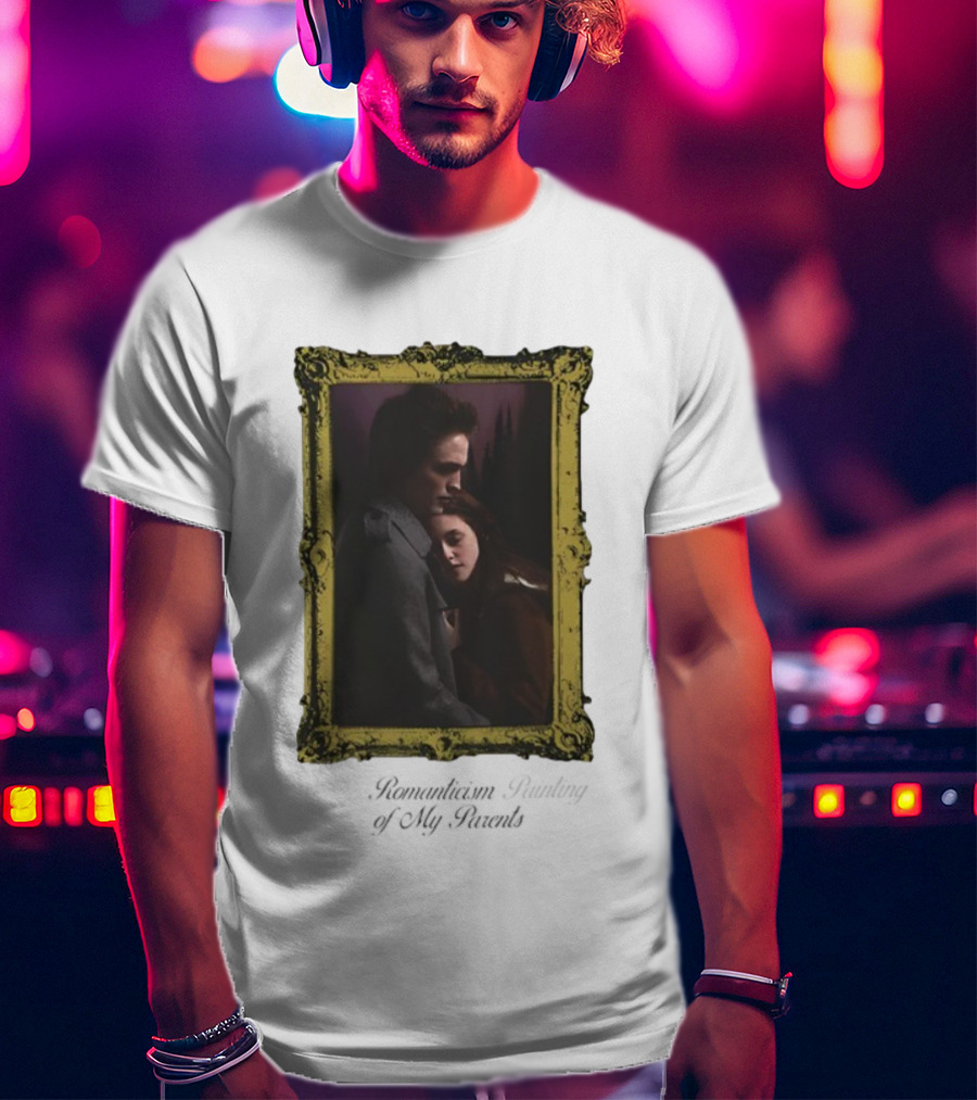The Twilight Saga Dark Romanticism Painting Of My Parents Framed Scene T-Shirt