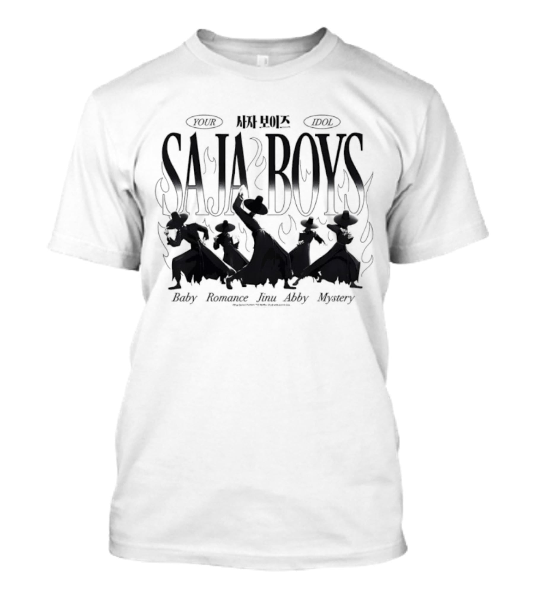 Your Idol Saja Boys Baby Romance Jinu Abby Mystery T-Shirt