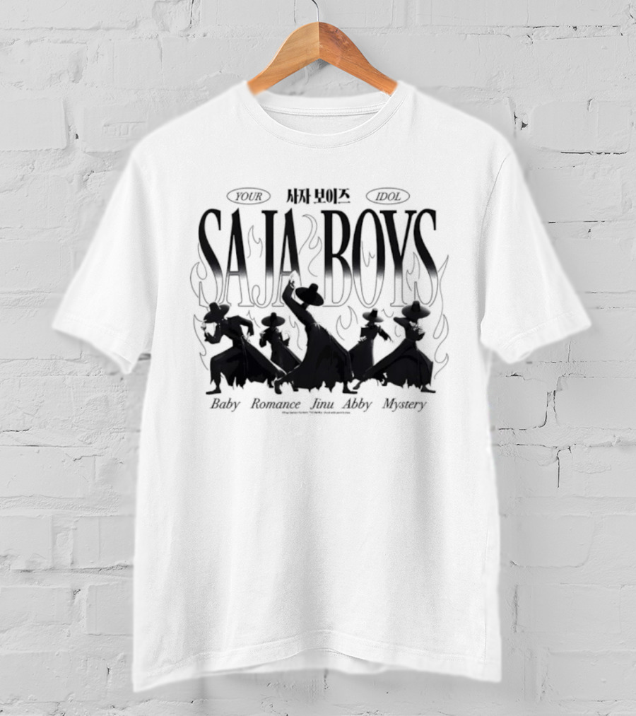 Your Idol Saja Boys Baby Romance Jinu Abby Mystery T-Shirt