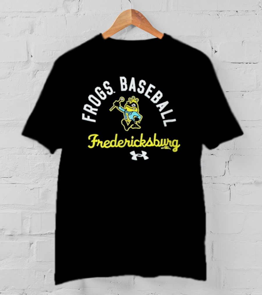 Fredericksburg Frogs Baseball Team Under Armour Logo T-Shirt