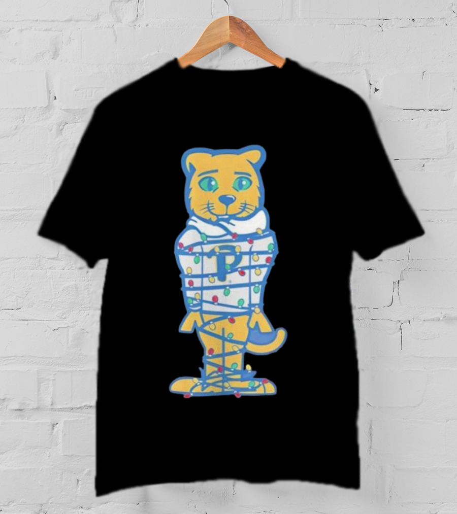 Panthers Holiday Christmas Lights Roc Premier T-Shirt