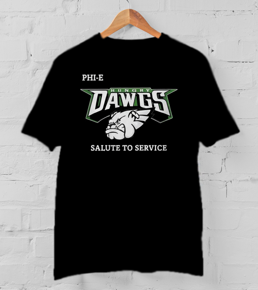 PHI K Hungry Dawgs Salute To Service T-Shirt
